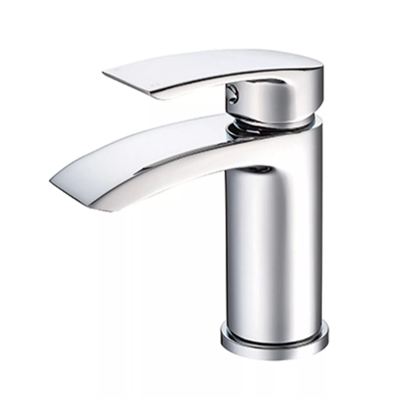 A sleek, silver tap from the NOW Collection
